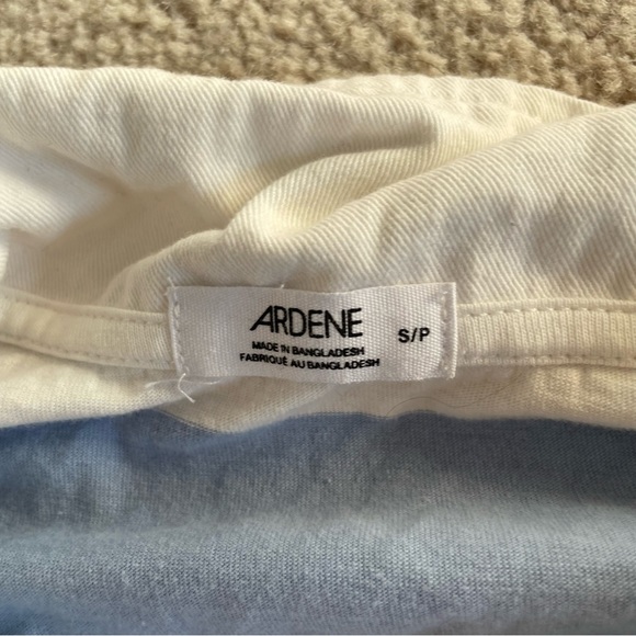 blue and white striped polo long sleeve - Picture 3 of 6